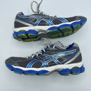 Asics Gel Cumulus 14 Running Shoes Womens Size 6.5 Blue Gray Sneakers T296N